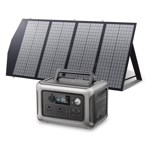 Amazon.co.jp: ALLPOWRS R600+ AP140 ポータブル電源 ソーラーパネル